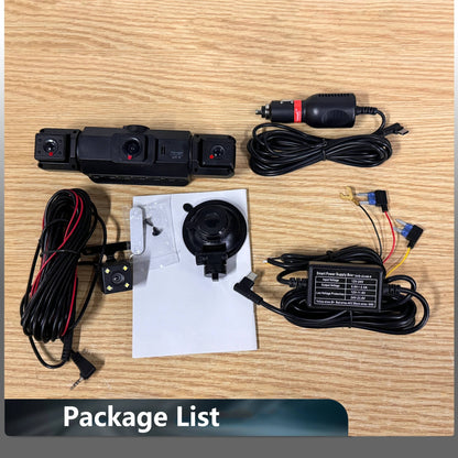 Wireless Car Dash Cam with Front and Rear Cameras, Night Vision