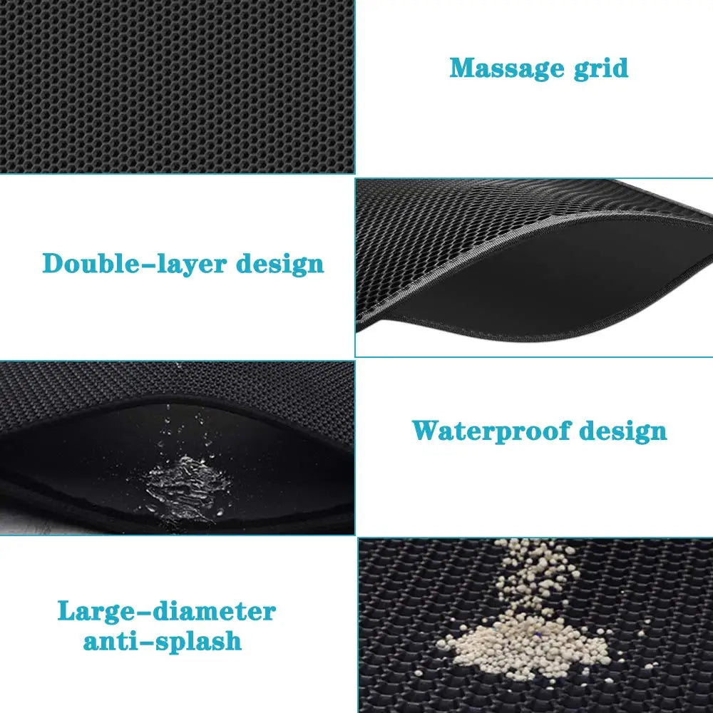 Waterproof Double Layer Cat Litter Mat