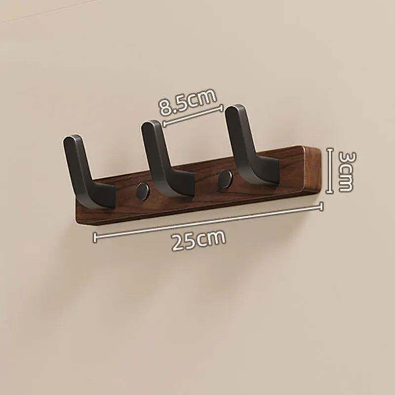Wall-Mounted Coat Hook, Minimalist Design with Wood and Metal Holder
