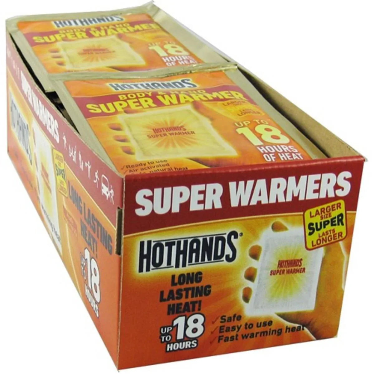 Extra Large Hand and Body Warmer, 18 Hour Duration, 40 Pack Case