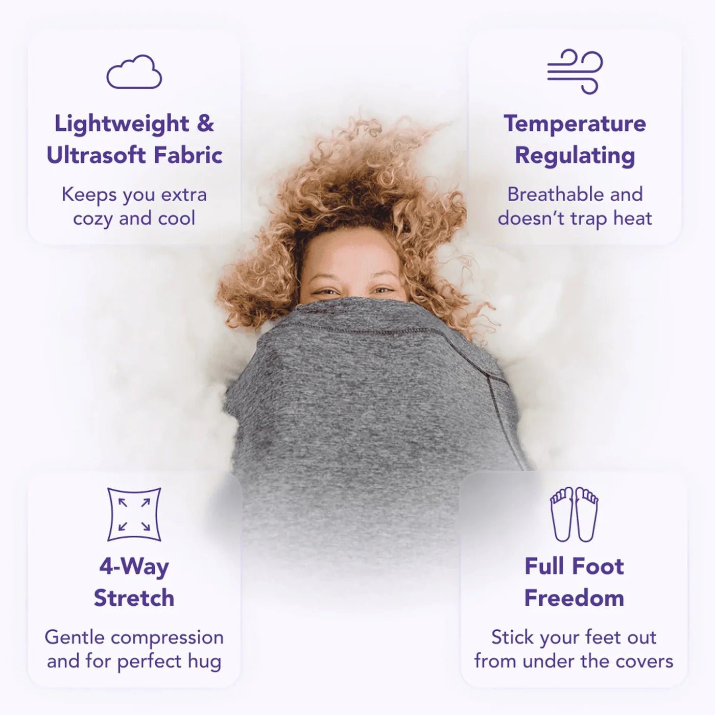 Adult Swaddle Blanket for Comfort and Relaxation
