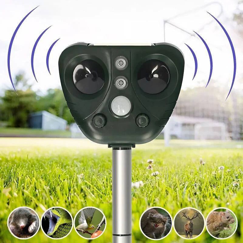 Solar Powered Ultrasonic Bird Repeller