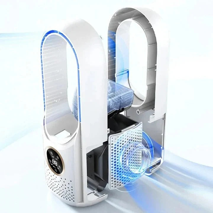 Blade Free Portable Air Conditioner, Silent Operation