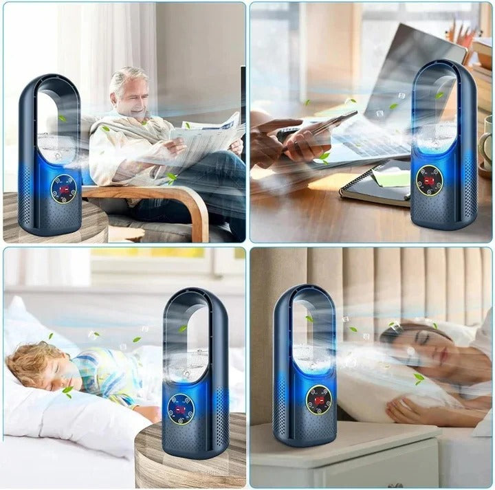 Blade Free Portable Air Conditioner, Silent Operation