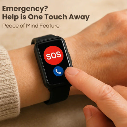Fall Detection Smartwatch for Seniors with Emergency Alert Feature