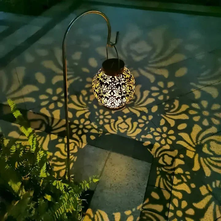 Weatherproof LED Solar Pendant Light for Outdoor Use