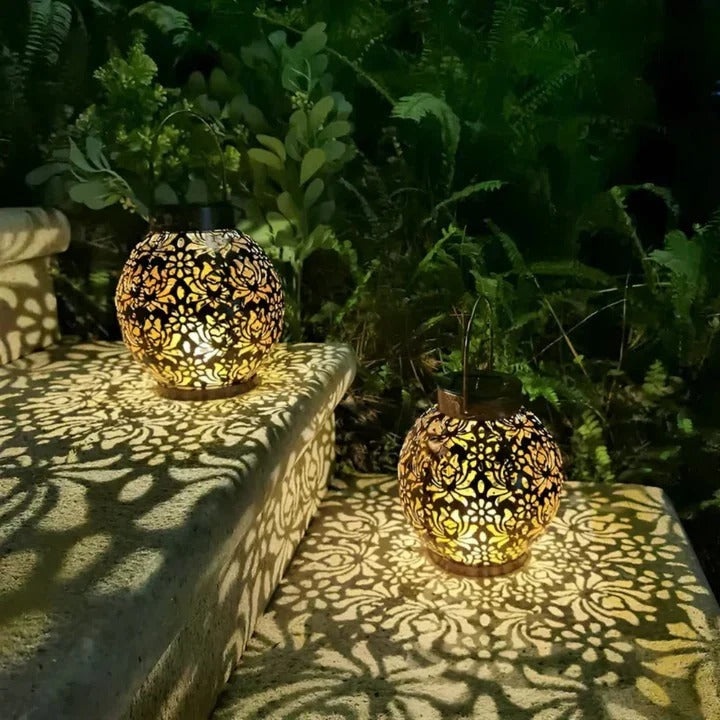 Weatherproof LED Solar Pendant Light for Outdoor Use