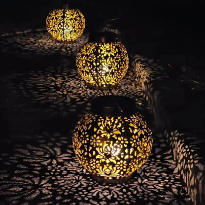Weatherproof LED Solar Pendant Light for Outdoor Use