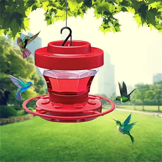 Hanging Hummingbird Water Feeders with Bee Proof Design and Perch
