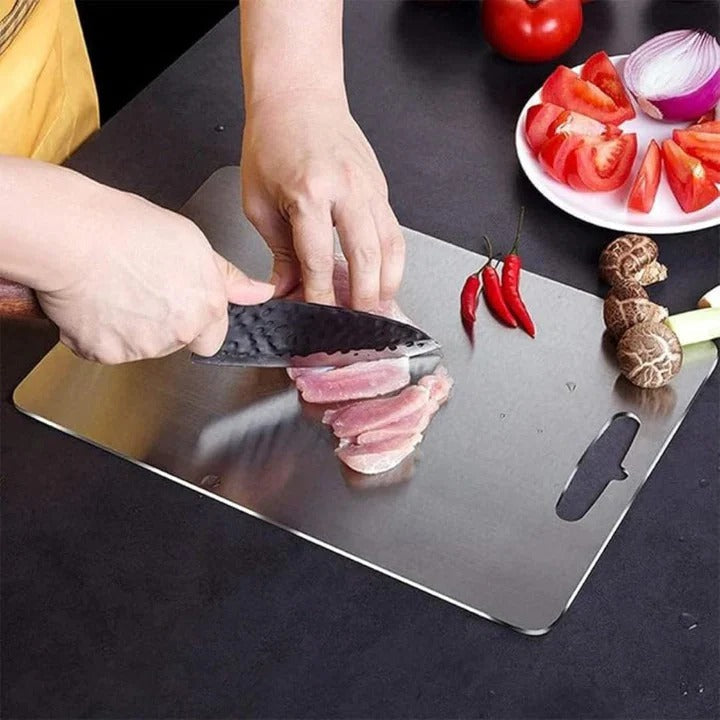 Titanium Cutting Board for Durable and Lightweight Food Preparation