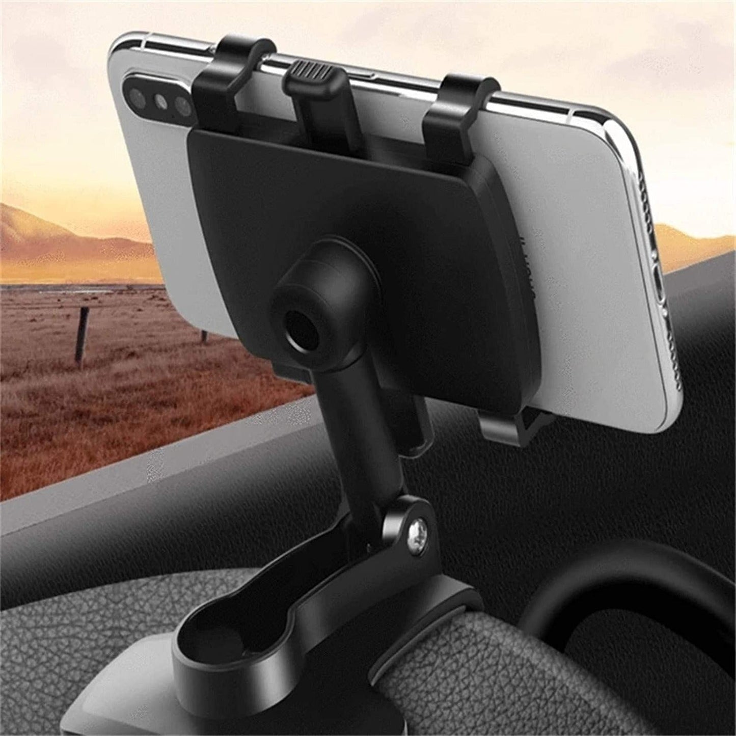Universal 360 Degree Car Phone Holder, Adjustable Dashboard Mount
