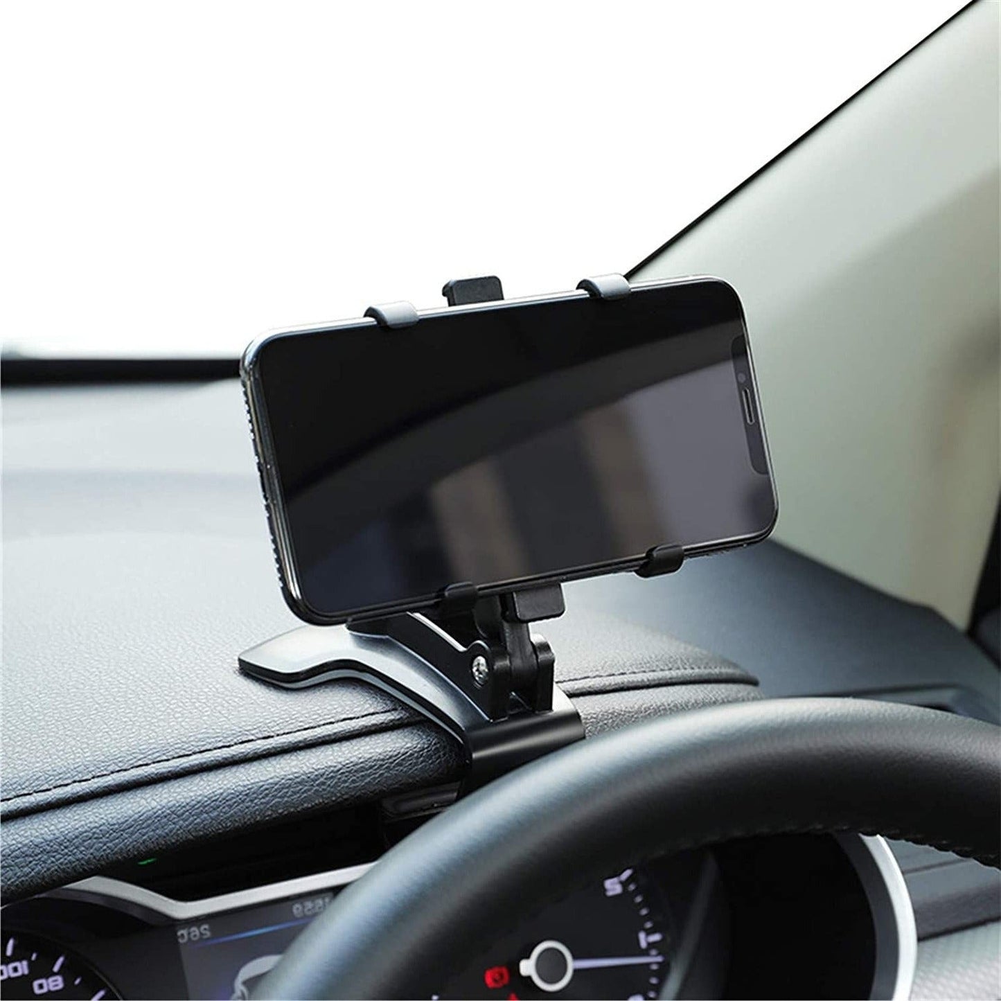 Universal 360 Degree Car Phone Holder, Adjustable Dashboard Mount