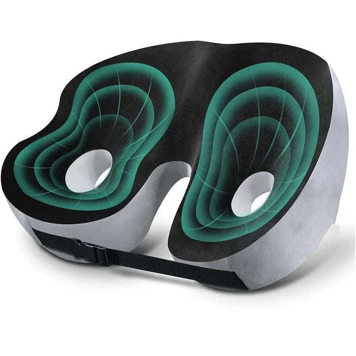 Adjustable Memory Foam Seat Cushion for Sit Bone Support