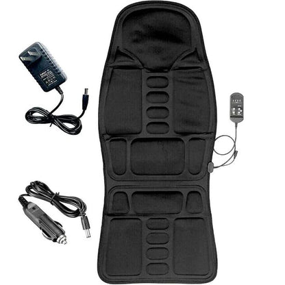 Massage Chair Pad with 8 Modes, Heated Back and Neck Cushion