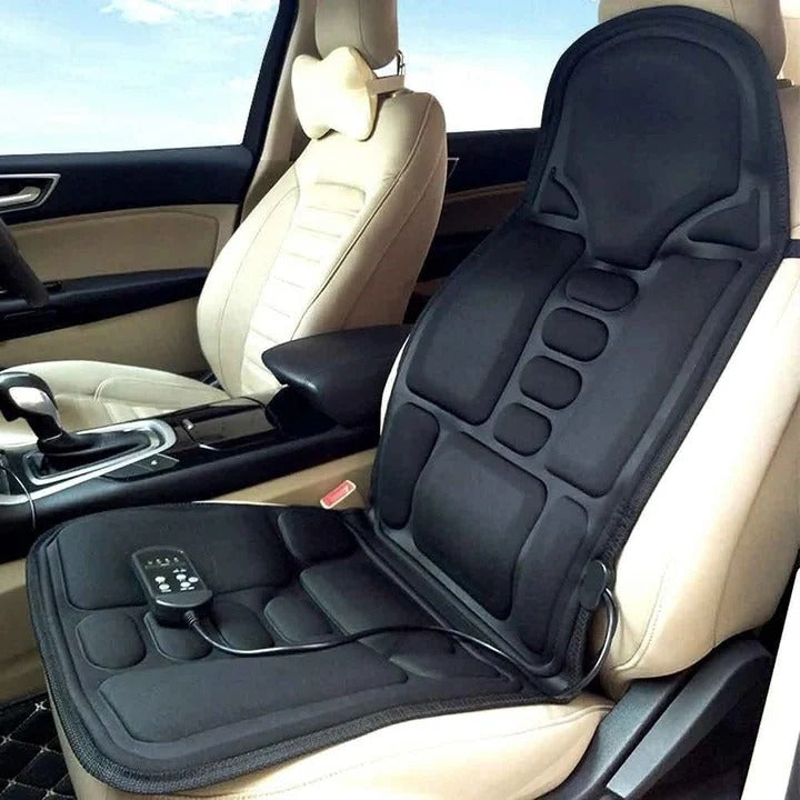 Massage Chair Pad with 8 Modes, Heated Back and Neck Cushion