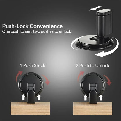 Heavy Duty Adjustable Door Stopper, Durable Door Holder