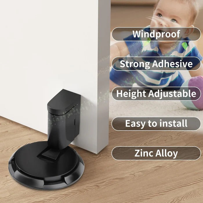 Heavy Duty Adjustable Door Stopper, Durable Door Holder