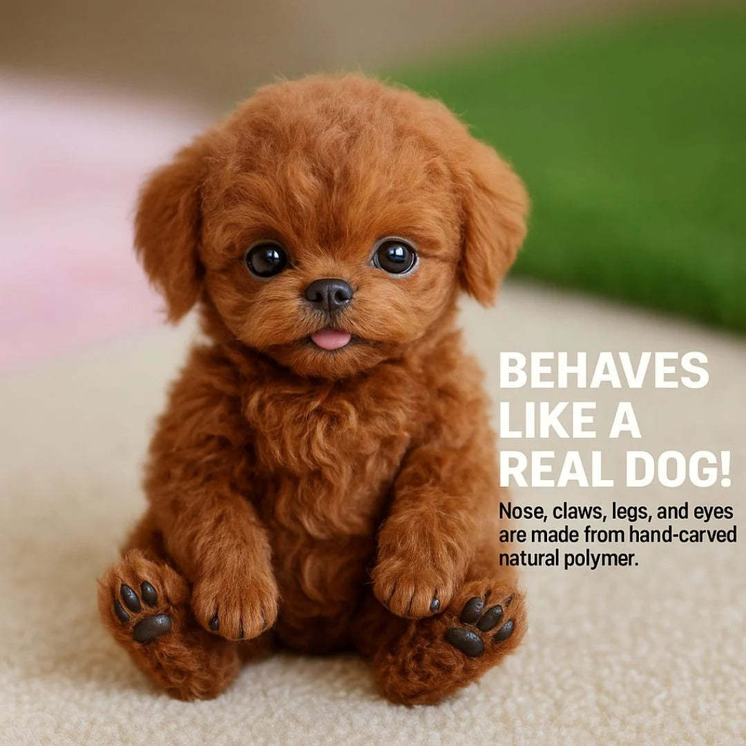 Realistic Robotic Puppy Toy with Interactive Features