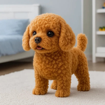 Interactive Plush Puppy Toy, Realistic Design
