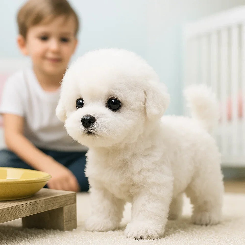 Interactive Plush Puppy Toy, Realistic Design