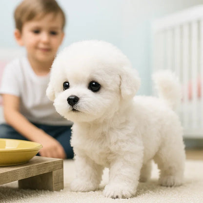 Interactive Plush Puppy Toy, Realistic Design