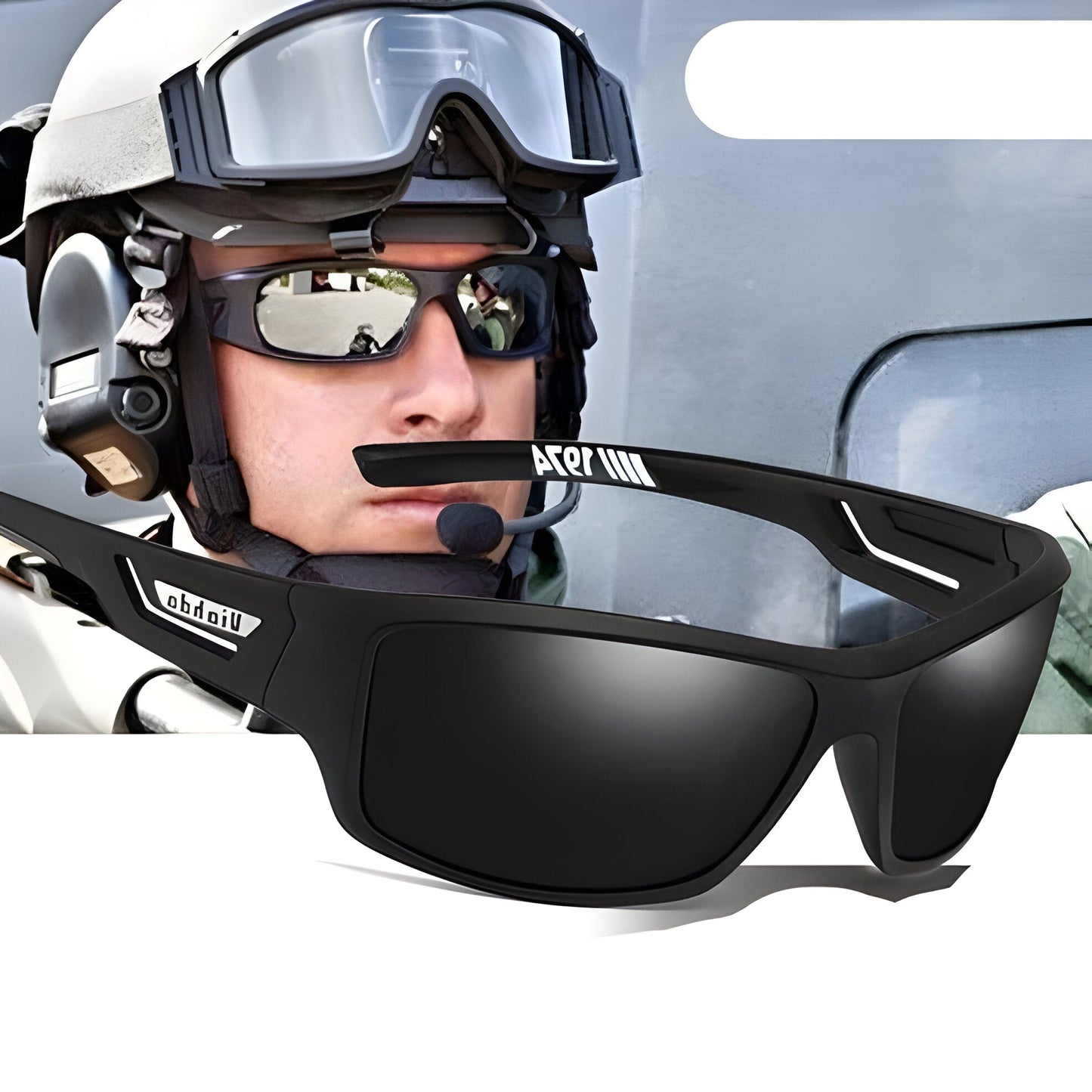 Polarized Military Sunglasses with UV 400 Protection for Fishing