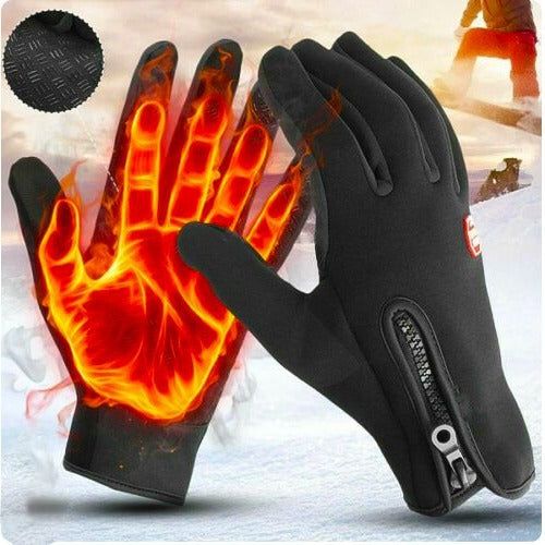 Unisex Touch Screen Winter Gloves, Thermal Insulated Design