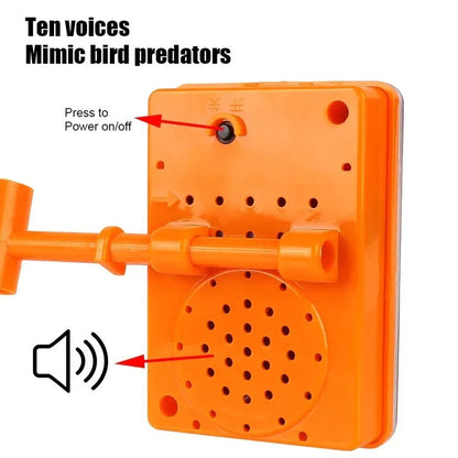 Solar Powered Bird Repeller with 360 Degree Reflective Spinning Design
