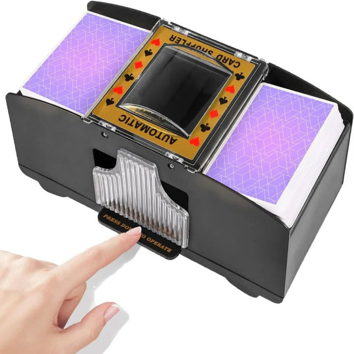 Electric Automatic Card Shuffler for Playing Cards, Easy to Use