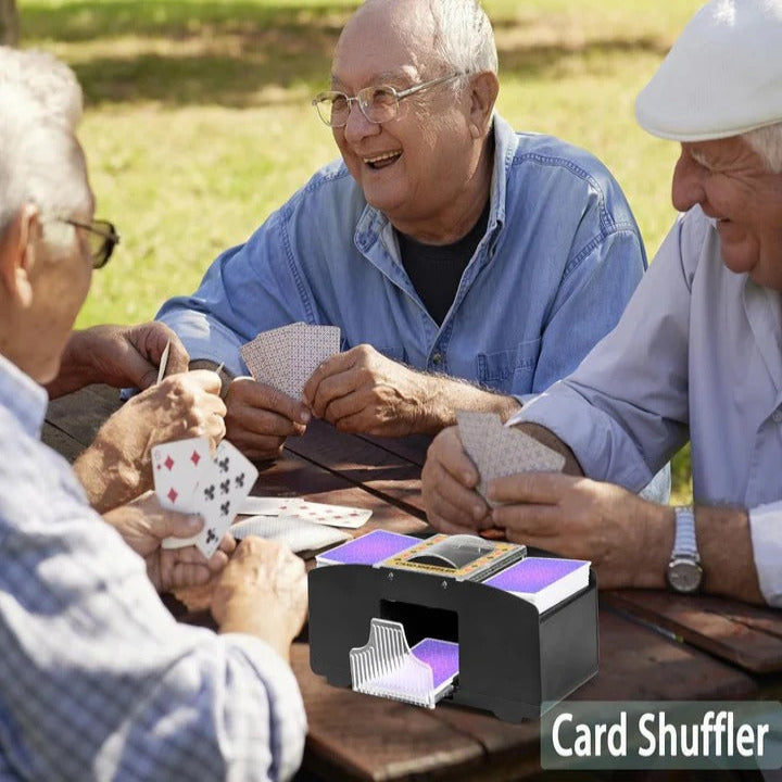 Electric Automatic Card Shuffler for Playing Cards, Easy to Use