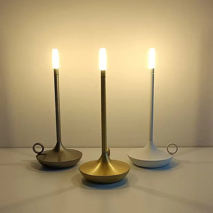 LED Touch Table Lamp with Rechargeable Battery for Home Use