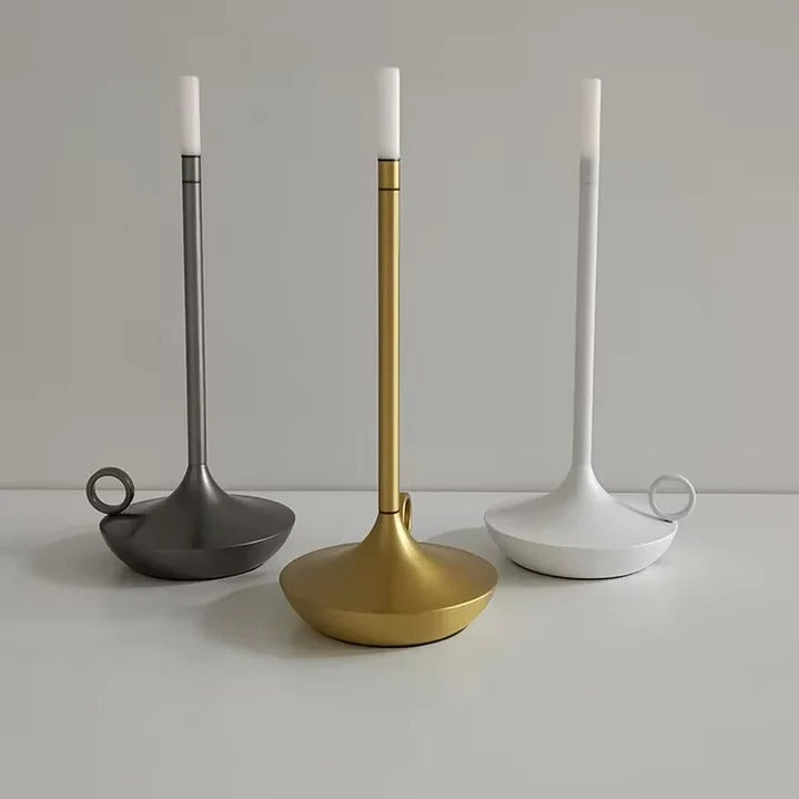 LED Touch Table Lamp with Rechargeable Battery for Home Use