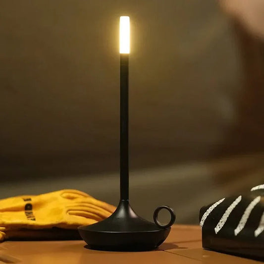 LED Touch Table Lamp with Rechargeable Battery for Home Use