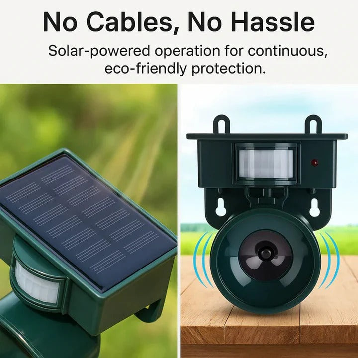 Automatic Motion Sensor Bird Repellent Device for Yard Protection