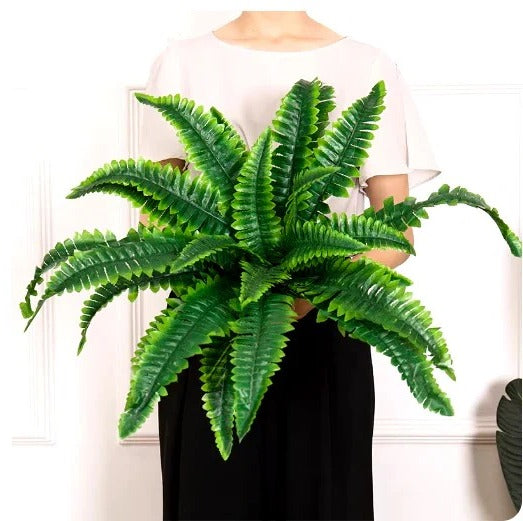 Artificial Boston Fern for Porch and Balcony Decoration