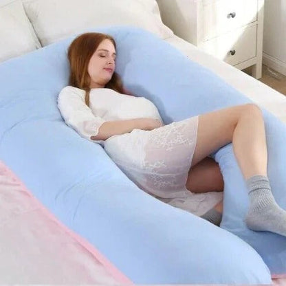 U-Shaped Body Pillow, Adjustable Full-Length Sleep Cushion