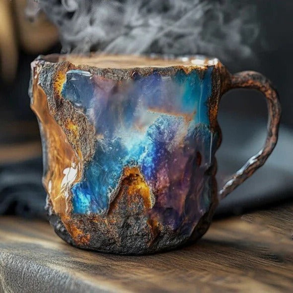 Heat Resistant Mineral Crystal Mugs for Coffee and Tea, Stylish Design