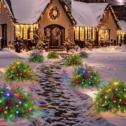 Pre Lit Urn Filler with Tripod Stake