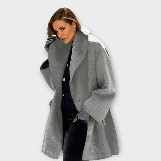 Luxurious Windproof Wool Coat