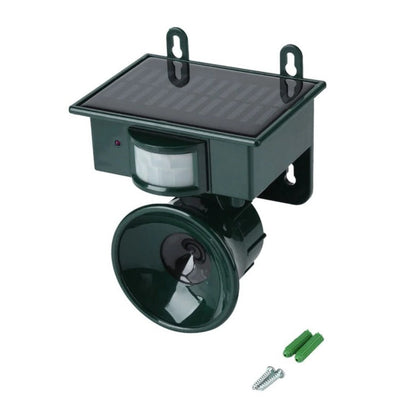 Motion Sensor Bird Deterrent, Pigeon Repeller with Sound Scarer for Crows