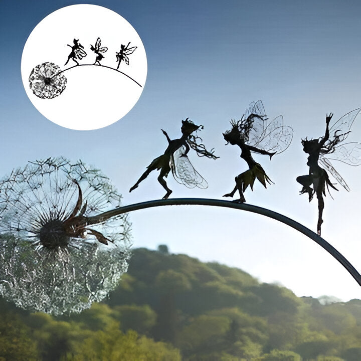 Steel Fairy Garden Sculptures