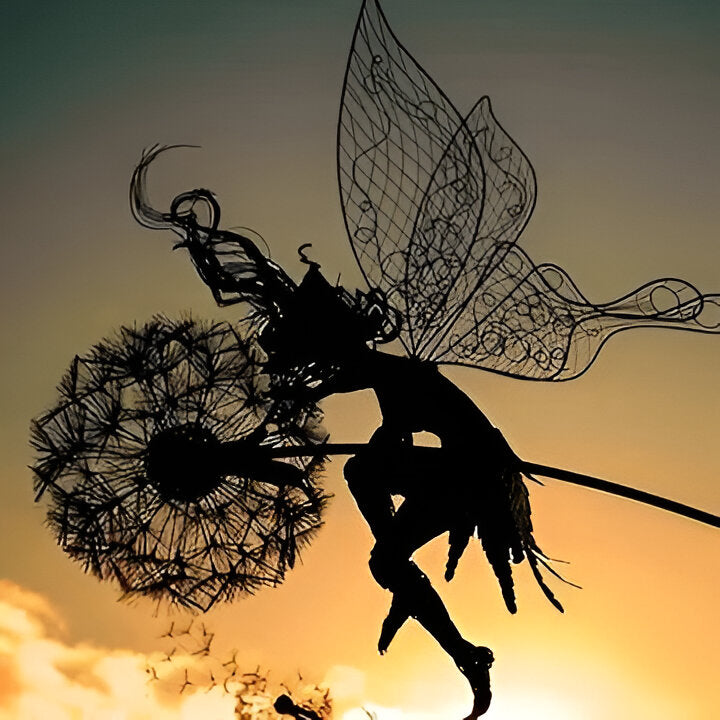 Steel Fairy Garden Sculptures