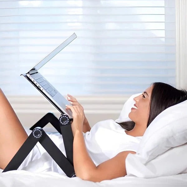 Laptop Stand for Desk, Adjustable Height and Ergonomic Design