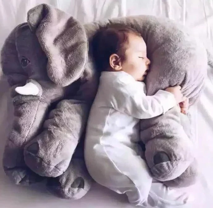Baby Elephant Cuddle Pillow, Soft Plush Toy for Infants and Toddlers