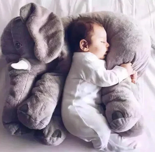 Baby Elephant Cuddle Pillow, Soft Plush Toy for Infants and Toddlers