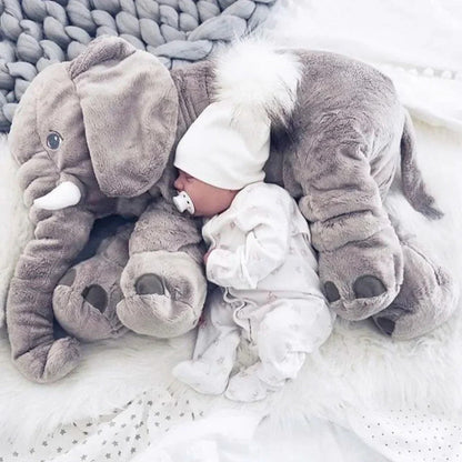 Baby Elephant Cuddle Pillow, Soft Plush Toy for Infants and Toddlers