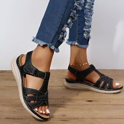Comfort Sandals for Women with Cushioned Footbed and Arch Support