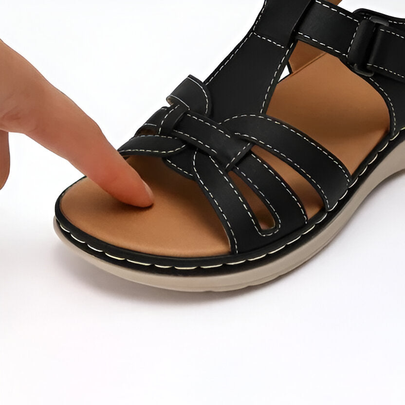 Comfort Sandals for Women with Cushioned Footbed and Arch Support