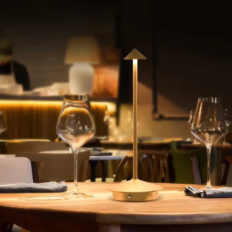 Cordless LED Desk Lamp with Touch Control and Dimmable Light Settings