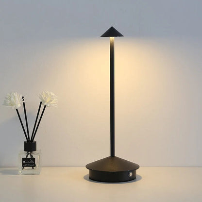 Cordless LED Desk Lamp with Touch Control and Dimmable Light Settings